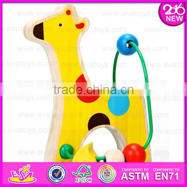 2016 Brand New Wooden Animal Toy,funny Wooden Animal Toy,best Sale Animal Toy W11B091