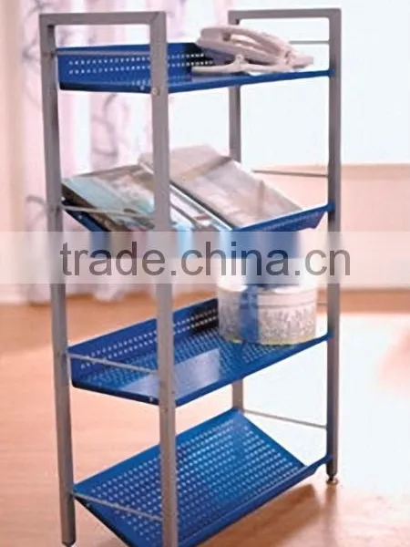 3 Tier Metal Book Shelf/magazine Rack/ Sheet Metal Storage Rack photo-4