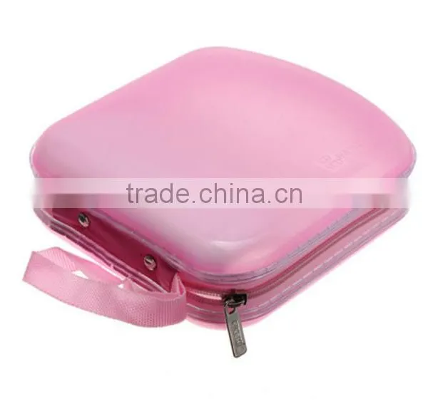 NEW Portable CD Storage Bag 40-pieces DVD Hard Plastic Protector Carrying Case photo-5