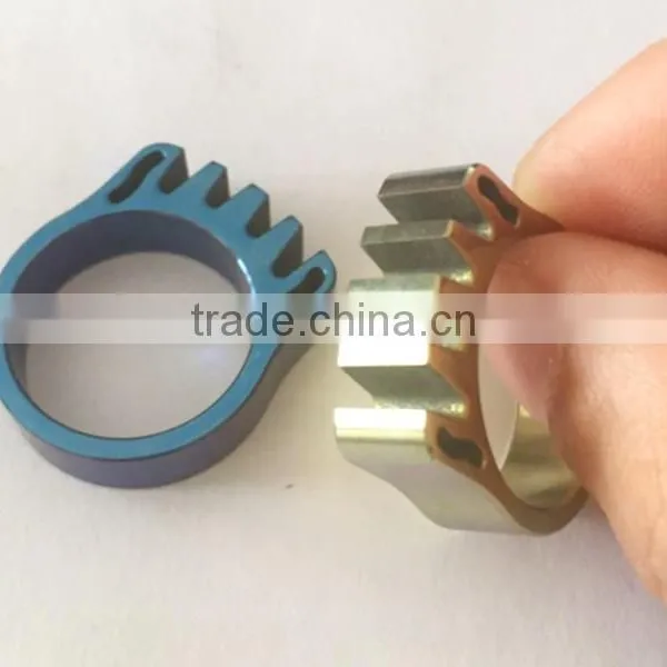 TK-1778 Tactical Gear Survival Tool EDC TC4 Titanium Alloy Self-Defense Ring photo-5