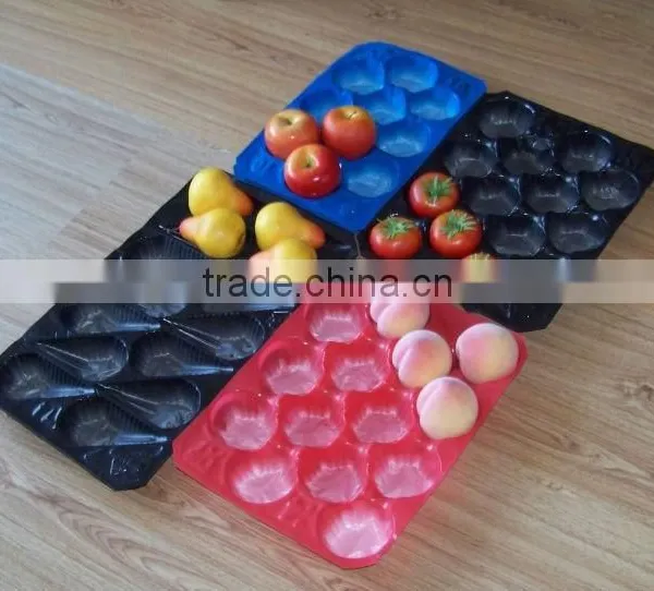 Food Grade Recycle Disposable Rectangular Tomato Plastic Container photo-3