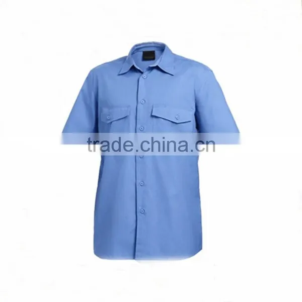 Wholesale 100% Cotton Dress Shirts Mens Workwear Uniform White Shirts photo-6