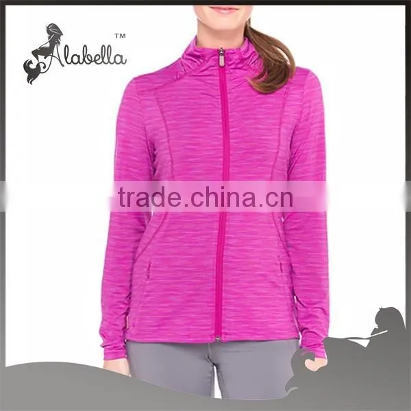 Ladies Jacket Coat Women Clothes for Wholesale Cheap Spacedye Fabric photo-2