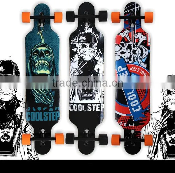 HSJ104 Custom Mini USB Charge Led Skateboard for Adult photo-5