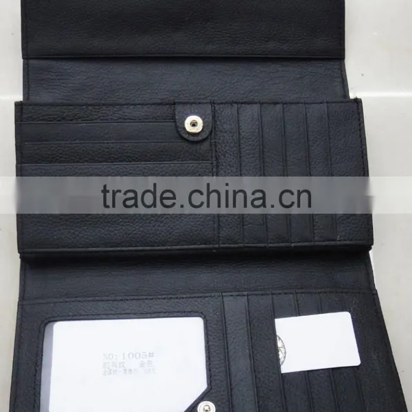 Fashion Hot Lady Ostrich Cowhide Genuine Leather New Wallet photo-2