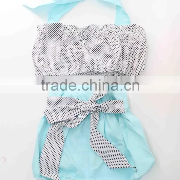 Fashionable Macaron Color Baby Swimsuit for 2017 Summer Wholesale photo-2