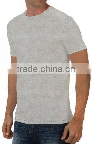 Plain Round Neck Single Jersey T-shirts/ Rib Neck T-shirts photo-5