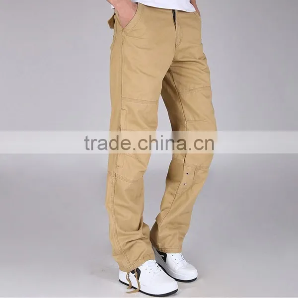 Juqian Quick Drying Durable Washed Carpenter Khaki Mens Workwear Trousers Cargo Pants Overall Work Pants photo-6