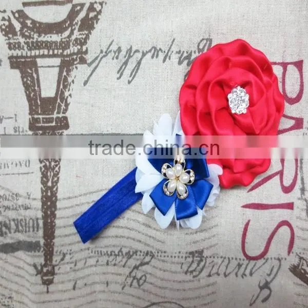Cute Boutique Baby Headband Handmade,Fourth of July Headband Wholesale photo-2