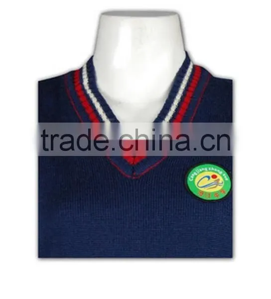 ISO9001/BSCI Manufature Tailored Made Unique School Uniform Sweater Vest photo-5