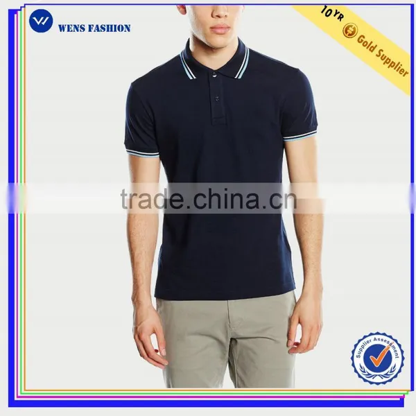 Custom High Quality Fit Men Shirt Design Polo T Shirt Wholesale photo-4