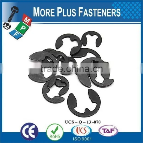 Made In Taiwan Retainer E Clips Black Phosphate Spring Steel Metric Stainless Steel photo-2