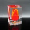 Acrylic Flower Paperweight For Desk Decor