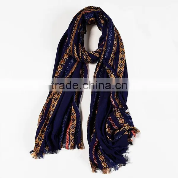New Women Fashion Jacquard Scarf Lady Soft Winter Autumn Ethnic Scarves Shawl photo-4
