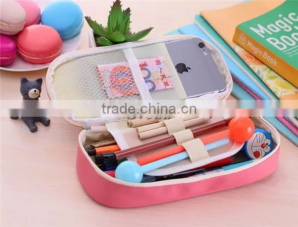 (New) Big Hero 6 Pencil Box With High Quality, PU Pencil Case for Kids, Cartoon Pencil Box for School Children photo-2