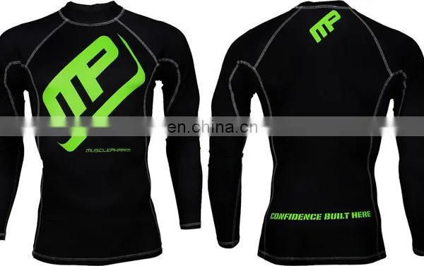 Custom Printed Sublimated Thermal Rash Guard photo-2