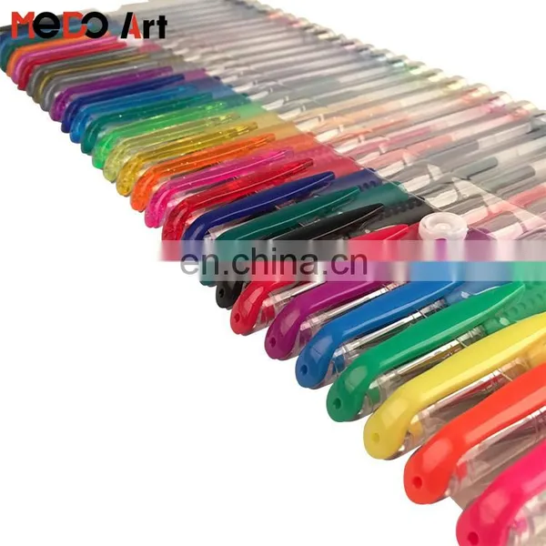 Low Price Rainbow Pack 24 Multicolor Gel Pens Set Colored Ink Pen Set photo-3