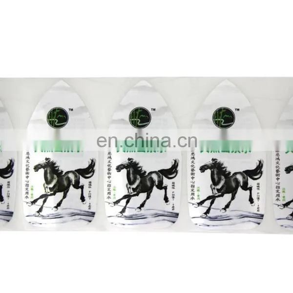 Eco Friendly Adhesive Plastic Bottle Sticker Labels With Colorful Printing for Water photo-4