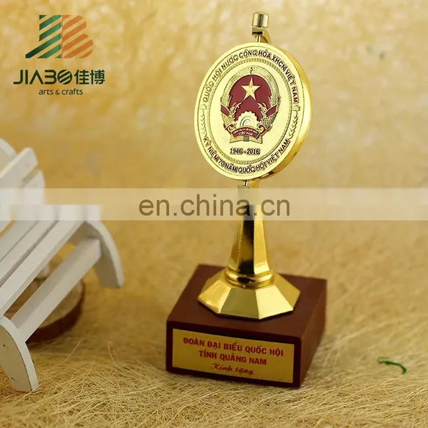 Jiabo Custom Wholesale Trophy Parts Gold Metal Trophy Cup Award photo-2