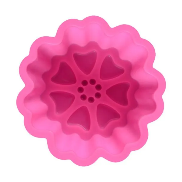 Free Sample Food Grade Heat Resistant Nontoxic Silicone Cake Mold Baking Mousse Pudding Chocolate Mold Tool Flower Shape photo-3