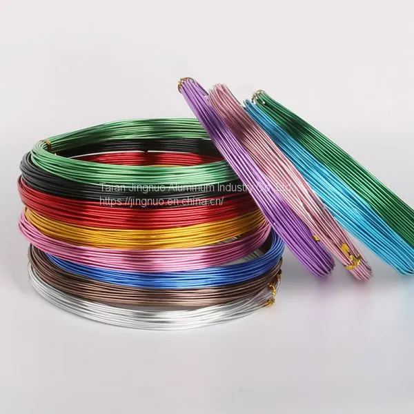 2018 DIY FASHION Colored 2.0mm Aluminum Round Wire Craft Color Aluminum Wire photo-4