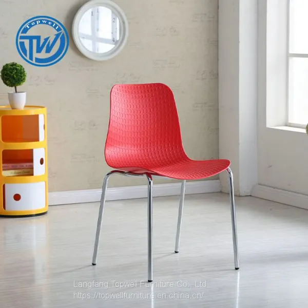 DC-6060D-1 Topwell Modern Design Plastic Chair Colorful Chair Dining Chair photo-2