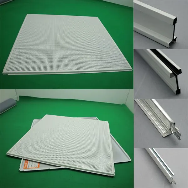 Exhibition Center 3d Wood Grain White Aluminum Gusset photo-3