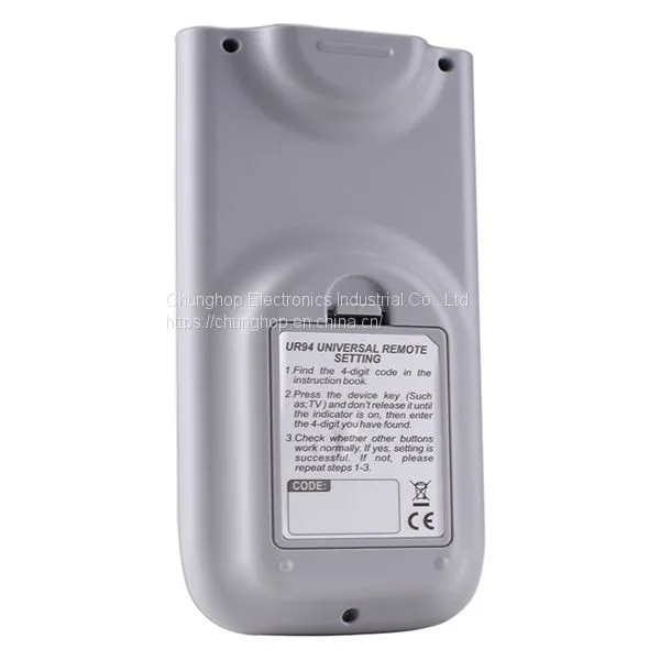 UR94 Universal Remote Control With Operation 4 Devices With 1 Remote photo-3