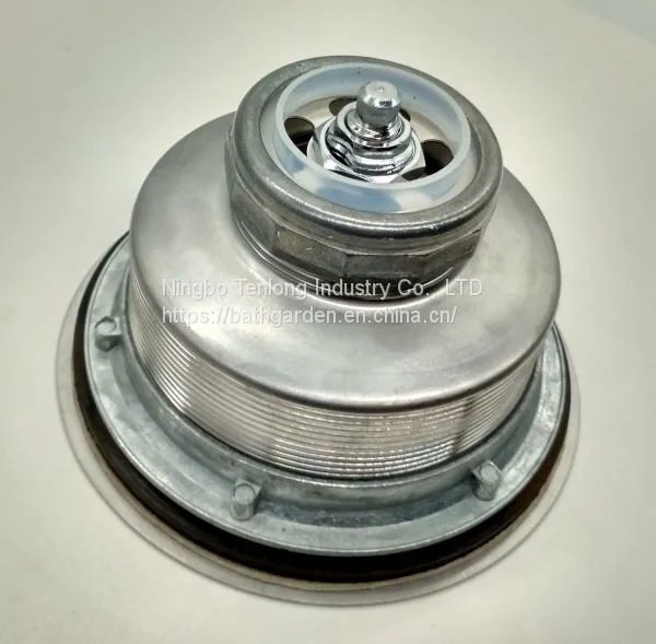 American Standard Plastic Strainer Stainless Kitchen Sink Strainer Waste Plug Small Over Washers photo-2