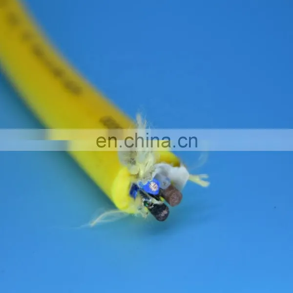 PUR Sewer Pipe Inspection Crawler Abrasion Resist Cable With Optic Fibres photo-2