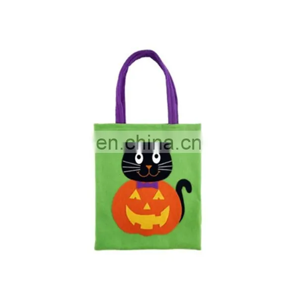 100% Wool Felt Halloween Felt Candy Bag for Children photo-2
