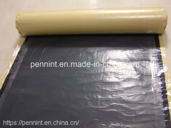 Cold-applied Self-adhesive Modified Bitumen Waterproofing Membrane Roofing Sheets Cross Laminated photo-5