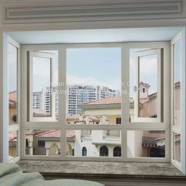 Wholesale windows aluminium High Security Impact Glass Casement Windows Double glazed windows casement windows best aluminium windows thermal break system