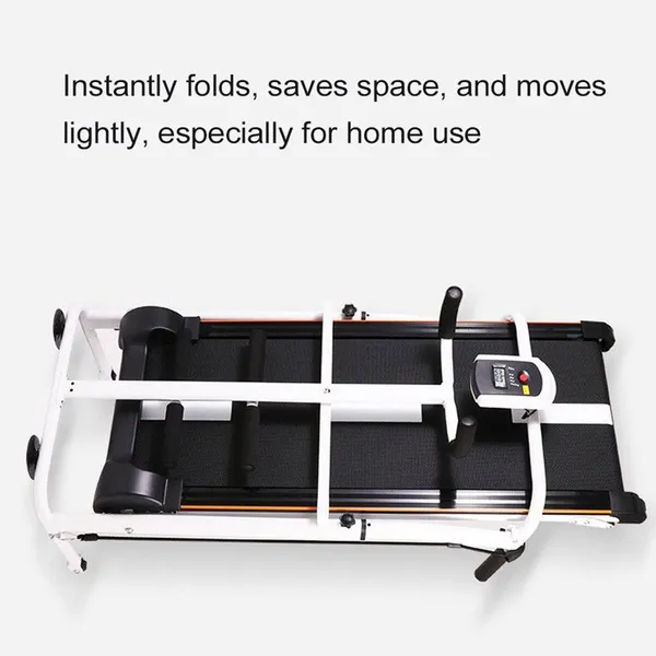 Portable Low Noise Fitness Sport Walking Pad Office Running Machine Treadmill photo-4