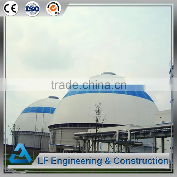Galvanized Steel Tube Structure Dome Coal Storage