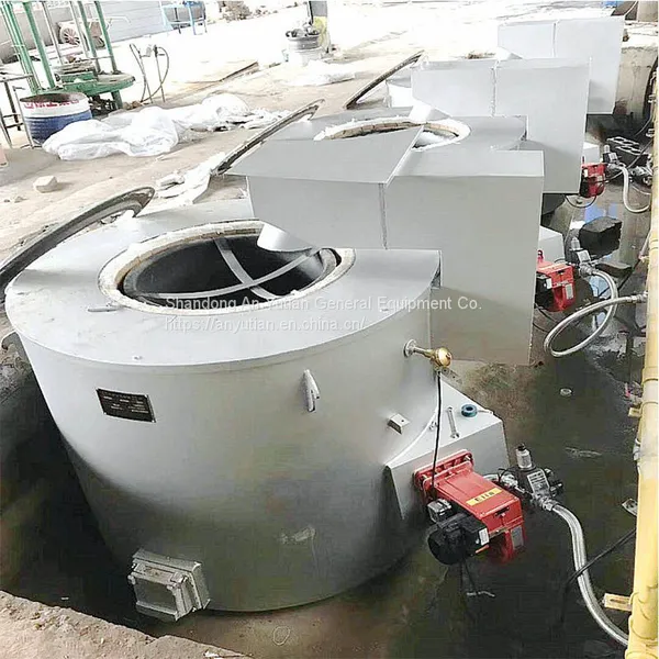 Gas-fired Crucible Aluminum Copper Melting Furnace photo-2
