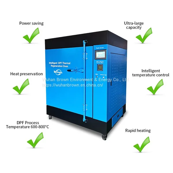 Car Care Cleanings Dpf Testing Bench Pneumatic Cleaning High Temperature Furnace Machine de Nettoyage Catalyseur photo-4