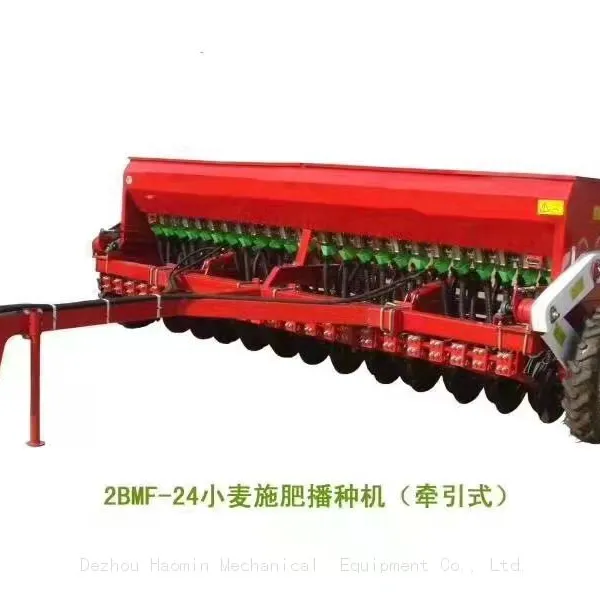 Agricultural Machinery Hydraulic Control 20 Rows Wheat Rice Seeder and Fertilizer Applicator photo-5
