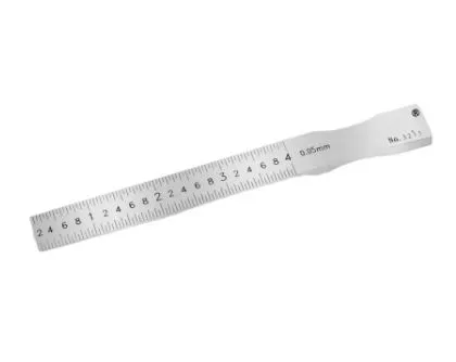 Stainless steel feeler gap gauge for railway measurement