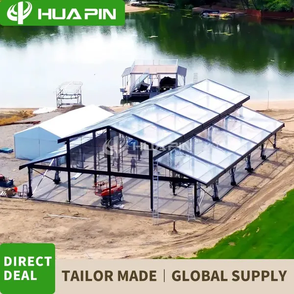 Outside Party Structure Wedding Aluminum Tent For Events 5 By 10 Meters Outdoor 800 Person Tents For Events photo-3