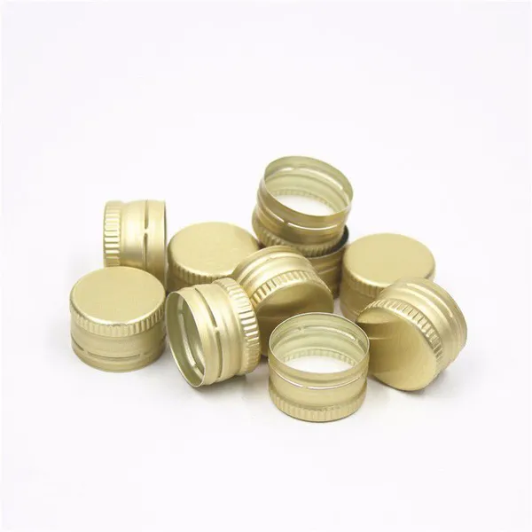 High Quality 28mm Pilfer Proof Aluminium Spirit Juice Bottle Screw Cap photo-4