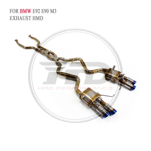 HMD Exhaust titanium catback for BMW E92 E90 M3/M2 G87/M2C F87/M3 M4 F8X Car Accessories High-performance exhaust whatsapp+86 18946955156