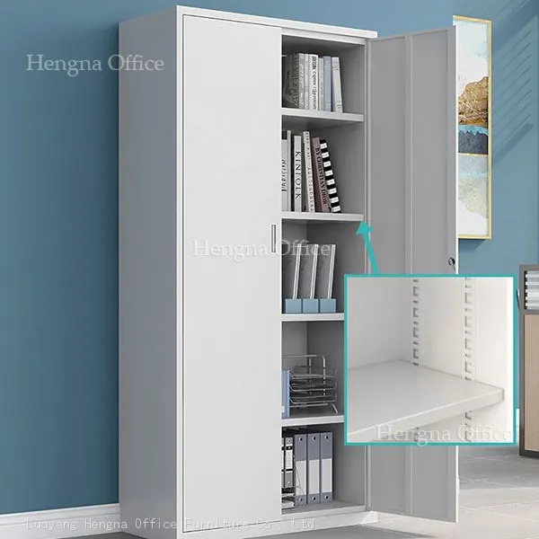 School Office Metal Document Cabinet for Boston Campus, Stable Floor-mounted Structure, Anti-rust Treatment, Transparent Glass Door Filing Unit photo-5