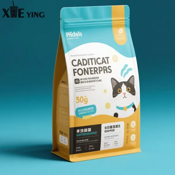 1.5kg 2kg 2.5kg 5kg Pet Food Bag Dog Feed Packaging Flat Bottom Cat Dog Food Treat Packaging Bag photo-2