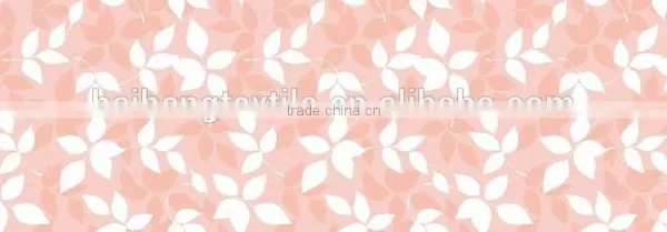 Flower 100%Polyester Fabric for Home Textiles