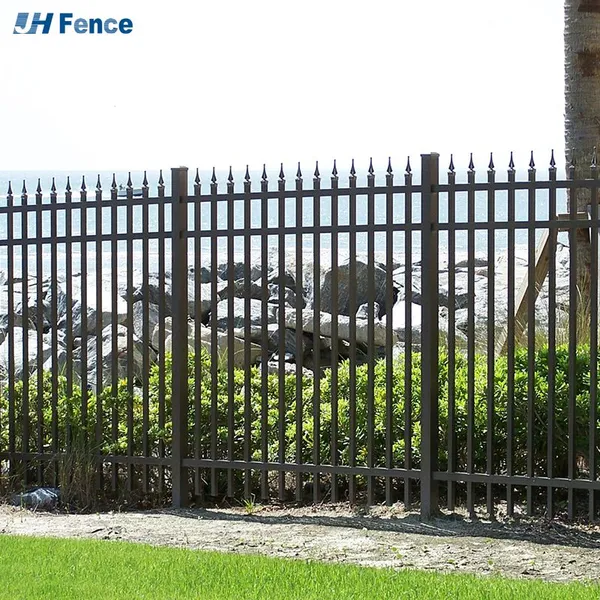 Cheap Price High Quality Designs 1.5m(h)x2m(w) Ranch Fence Metal Steel Wrought Iron Fencing Panels photo-4