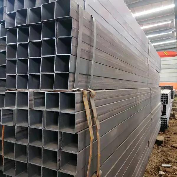 Solid and Reliable Black Hollow Section 40x40mm 6m Length Square And Rectangular Tube Steel Pipe photo-5