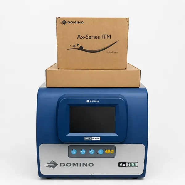New Original Domino Ax150i Continuous Inkjet Printer Small Character Date Coding Machine photo-3