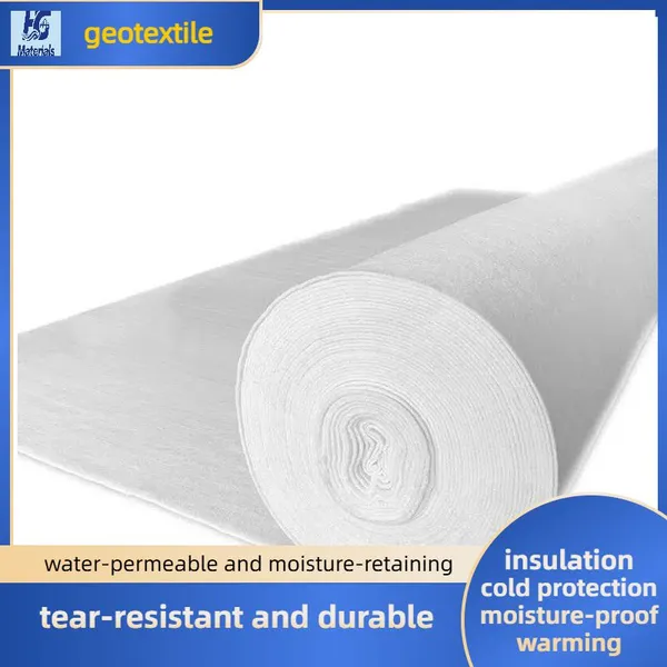 UV Resistant Short Fiber Geotextile Erosion Control Soil Filter For Highway Slope photo-1