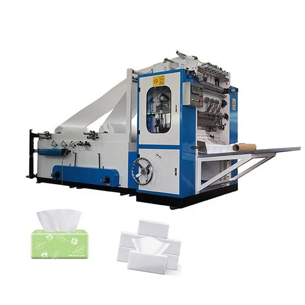 Automatic Facial Tissue Paper Production Line Facial Tissue Paper Making Machine With Packing Machine